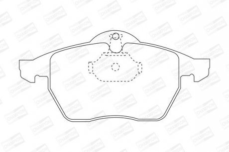 Гальмівні колодки пер. Vectra B 95-03 (ATE) Champion 571920CH