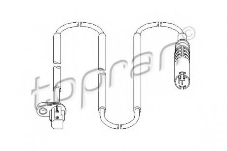 CZUJNIK ABS HP 755 BMW 1 E81 06-12, 3 E90 05-11 TOPRAN 501 492