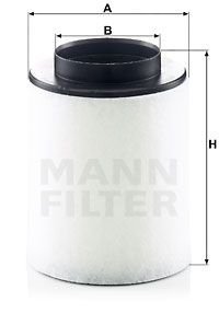 Фільтр повітря MANN-FILTER C 17 023 (фото 1)