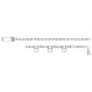 Контрольный контакт, контроль слоя тормозных колодок Delphi LZ0234