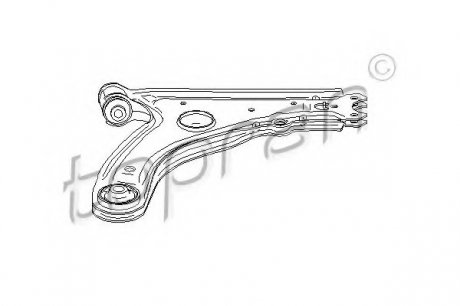 Рычаг независимой подвески колеса, подвеска колеса TOPRAN 102 771