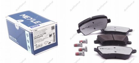 Комплект тормозных колодок, дисковый тормоз MEYLE AG 025 239 7317/PD (фото 1)