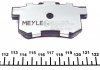 Комплект тормозных колодок, дисковый тормоз MEYLE AG 025 217 1914/PD (фото 4)