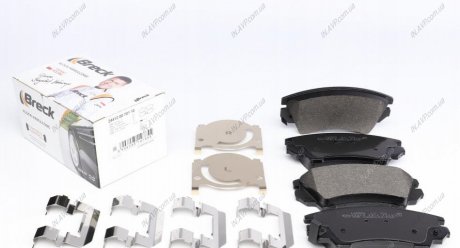 Комплект тормозных колодок, дисковый тормоз BRECK 24412 00 701 10 (фото 1)