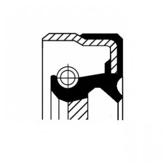Уплотняющее кільце, ступенчатая коробка передач CORTECO 01019913B (фото 1)