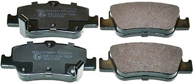 Комплект тормозных колодок, дисковый тормоз Denckermann B111016 (фото 1)