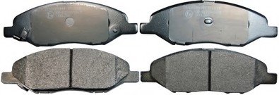 Комплект тормозных колодок, дисковый тормоз Denckermann B111006