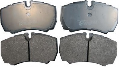 Комплект тормозных колодок, дисковый тормоз Denckermann B111003 (фото 1)