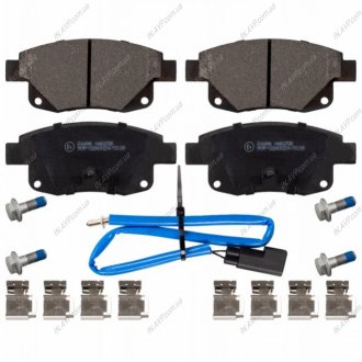 Комплект тормозных колодок, дисковый тормоз BILSTEIN FEBI 16701