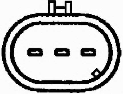 Датчик положення розподільчого валу ALFA ROMEO 147, 156, 159, 166, BRERA, GT, SPIDER FIAT BRAVO II, CROMA, STILO LANCIA THESIS OPEL ASTRA H, ASTRA H GTC, ASTRA H/KOMBI, ASTRA J 1.7D-2.4D 11.02- HELLA 6PU 009 121-321