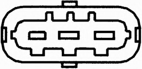 Датчик розподілвалу Astra G/H/Corsa C/Meriva/Vectra B C 1.8 01- HELLA 6PU 009 121-041