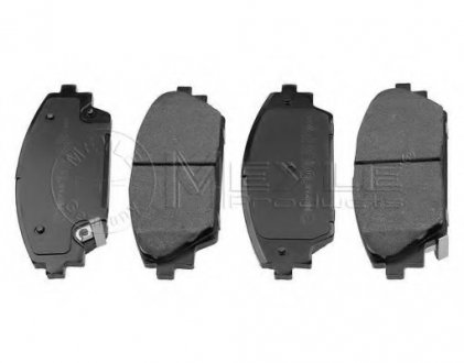 Комплект тормозных колодок, дисковый тормоз MEYLE MEYLE AG 025 258 7516