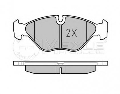 Комплект тормозных колодок, дисковый тормоз MEYLE MEYLE AG 025 211 5419