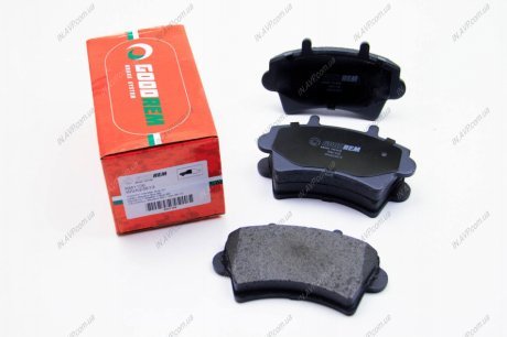 Тормозные колодки перед Master/Movano 00- (R16) GOODREM RM1106