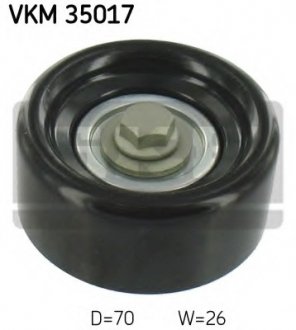 Паразитный / ведущий ролик, поликлиновой ремінь SKF VKM 35017 (фото 1)