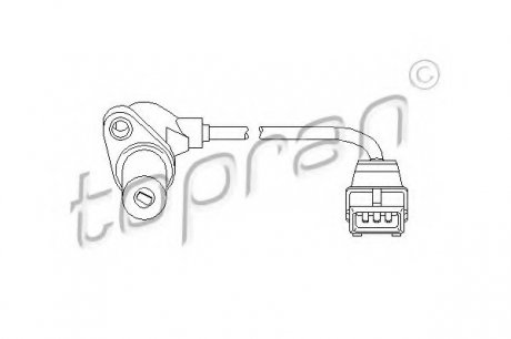 Датчик частоты вращения, управление двигателем TOPRAN 111 378