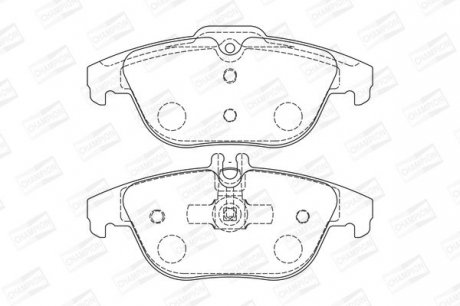 DB Тормозные колодки задн.W204 07- Champion 573735CH
