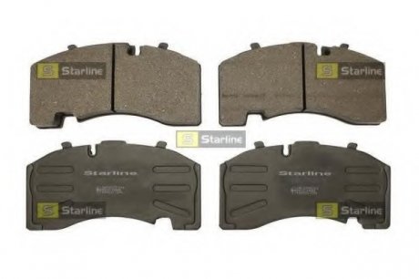 Комплект тормозных колодок, дисковый тормоз STARLINE STAR LINE BD T002