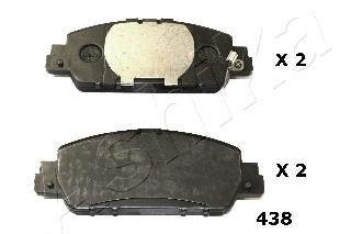 Гальмівнi колодки дисковi Honda Accord 2.4-3.5 15- Ashika 50-04-438 (фото 1)