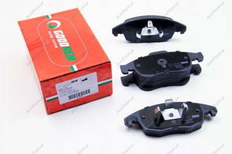 Гальмівні колодки пер. Berlingo/Partner 08- GOODREM RM1150