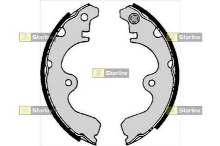 Тормозные колодки барабанные, к-кт. STARLINE STAR LINE BC 06940