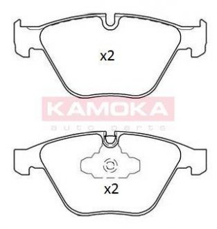 Комплект тормозных колодок, дисковый тормоз KAMOKA JQ101222