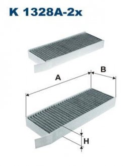 Фильтр, воздух во внутренном пространстве FILTRON WIX FILTERS K1328A-2x