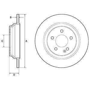 TARCZA HAM./TYг/ DB V200,V220,V250,VITO 14- Delphi BG4811C