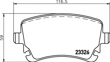 Гальмівні колодки BENTLEY Continental "R "03-17 Textar 2332607