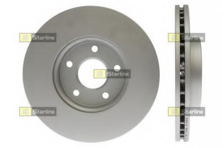 Диск тормозной окрашенный (антикорозионная обработка) STAR LINE PB 2959C (фото 1)