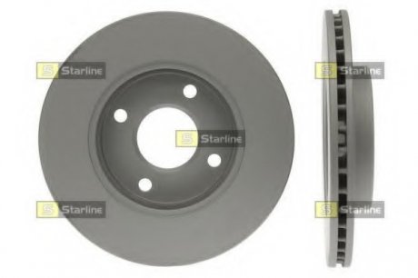 Диск тормозной окрашенный (антикорозионная обробка) STARLINE STAR LINE PB 2456C