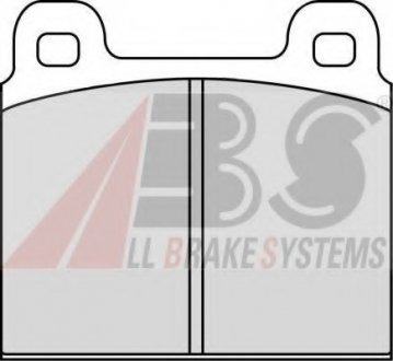 Комплект тормозных колодок, дисковый тормоз. ABS 36025/1 (фото 1)