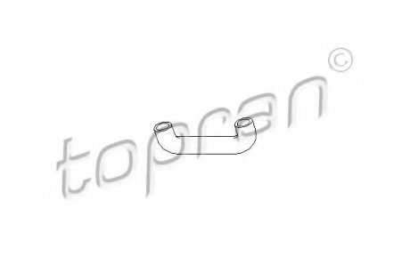 Шланг, воздухоотвод крышки головки цилиндра TOPRAN 721 795 (фото 1)