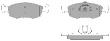 Комплект тормозных колодок, дисковый тормоз FREMAX FBP1170 (фото 1)