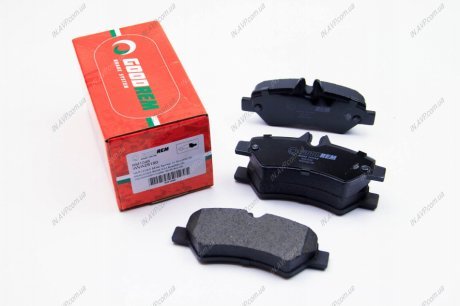Тормозные колодки зад. Sprinter/Crafter 06- GOODREM RM1048