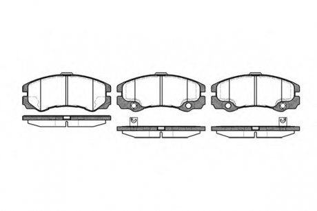 Гальмівні колодки (вир-во) REMSA 0425.32
