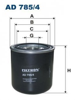 Осушитель воздуха, пневматическая система FILTRON WIX FILTERS AD785/4