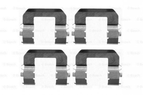 Комплектующие, колодки дискового тормоза BOSCH 1987474404 (фото 1)