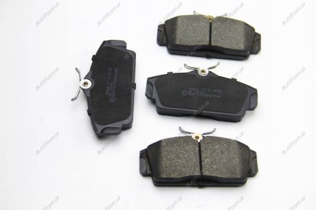 Комплект тормозных колодок, дисковый тормоз BREMSI BP2862