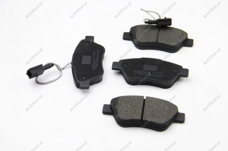 Гальмівні колодки пер. Nemo/Bipper 08- (BOSCH) (122,8x53,6) з датчиком BREMSI BP3425