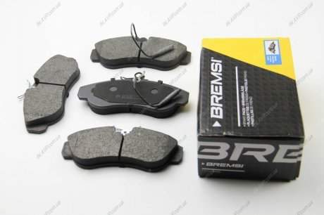 Гальмівні колодки пер. Ducato/Boxer 94-02 (1.8t) BREMSI BP2615