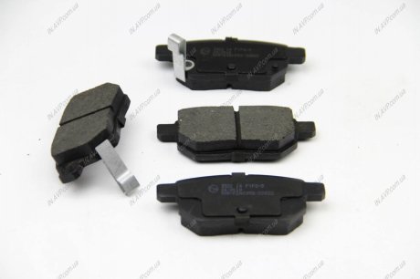 Гальмівні колодки зад. Toyota Corolla/Yaris 05- (Akebono) BREMSI BP3322