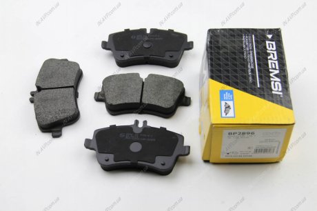 Комплект тормозных колодок, дисковый тормоз BREMSI BP2896