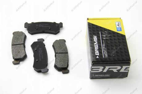 Комплект тормозных колодок, дисковый тормоз BREMSI BP3148