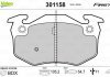 Комплект тормозных колодок, дисковый тормоз Valeo 301158 (фото 1)