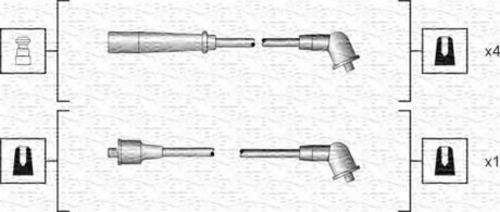 Комплект проводов зажигания Magneti Marelli 941318111185