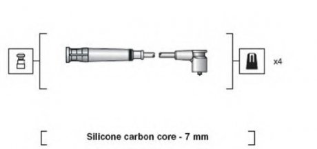 Комплект проводов зажигания Magneti Marelli 941318111269