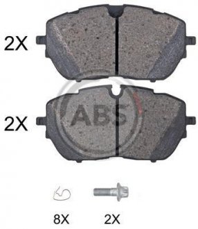 KLOCKI HAMULC. PEUGEOT 308 II GT 14- PRZÓD A.B.S. ABS 35102