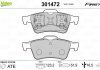 Гальмівні колодки дискові NISSAN /RENAULT Primera(P12)/Espace/Laguna/Megane "1,6-3,5 "R "01>> Valeo 301472 (фото 1)