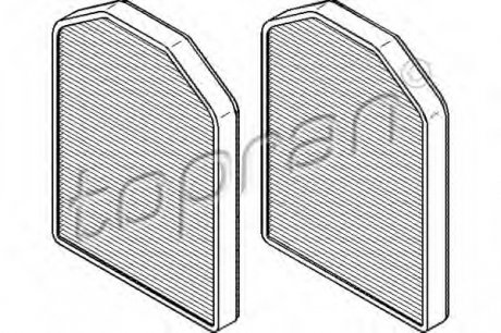 Фильтр, воздух во внутренном пространстве TOPRAN 113 278